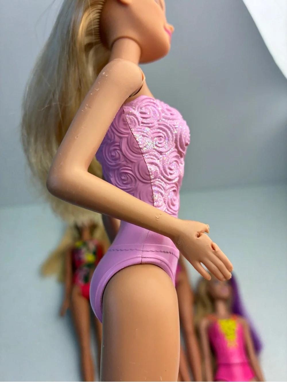 Barbie Doll Lot - 5 Swimsuit Dolls - Millie Faces for OOAK Crafting Play
